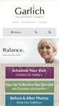 Mobile Screenshot of garlichfacialplastics.com